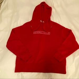 Red Kendall & Kylie Hoodie Size Medium